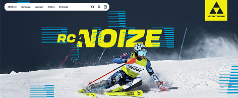 Der Onlineshop vom Shopware Kunden "Fischer Sport"
