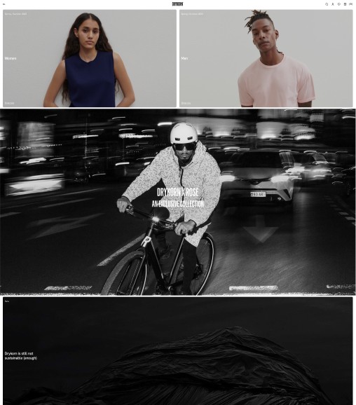 Drykorn Online-Shop, Verkauf von Kleidung